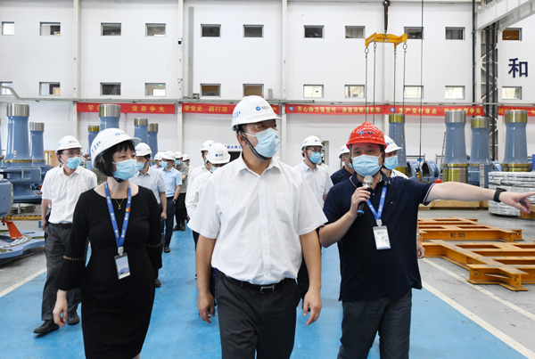 杭州市副市长柯吉欣一行调研AGGAME股份